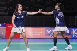 
                                       Bungkam Pasangan Taiwan Shan/Lin, Rachel/Febi Bawa Indonesia Unggul 2-0       